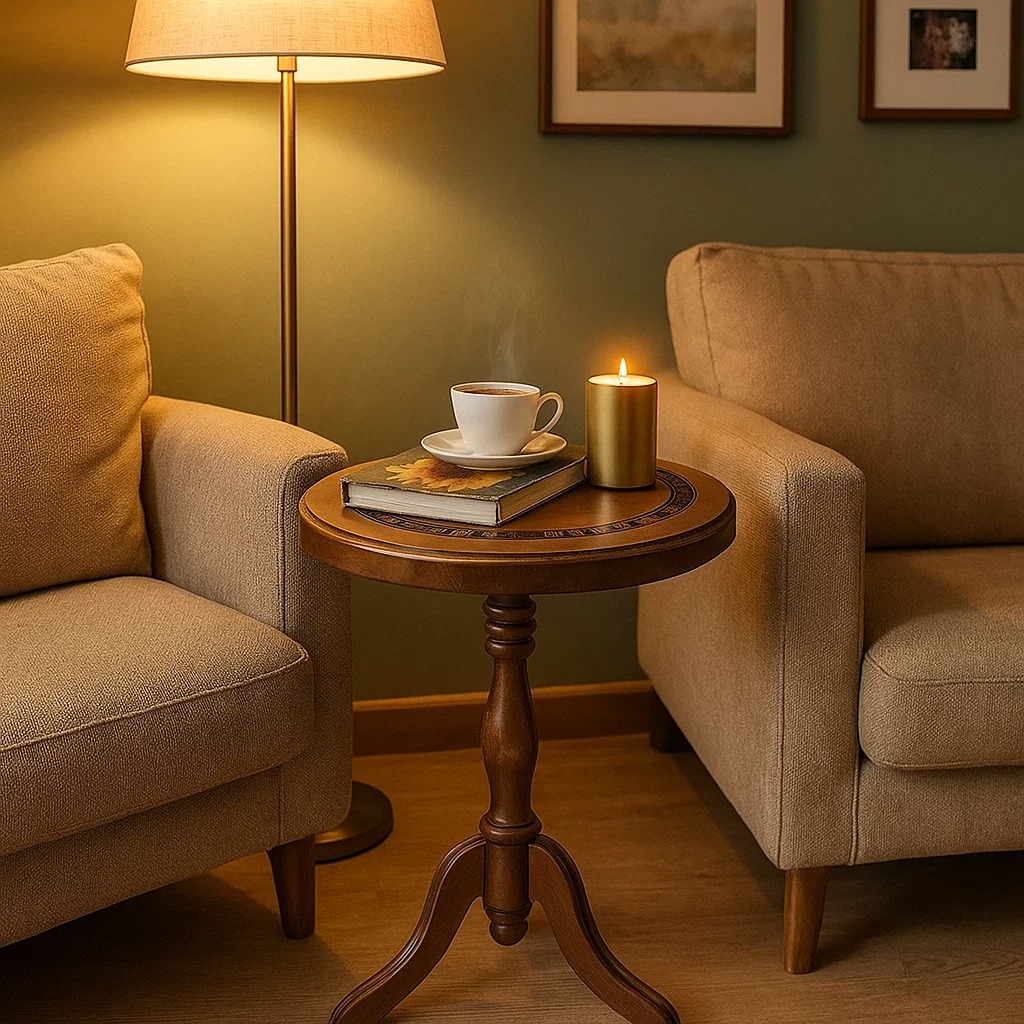 میز گرد چوبی کیهان کوچک مدل 1780