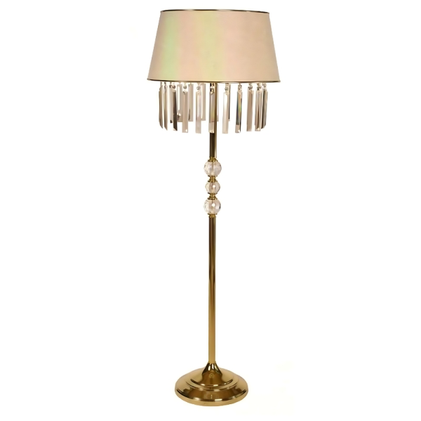 آباژور سالنی مدل 106، آباژور ایستاده مدرن و ظریف با سرپیچ معمولی E27 و دارای 30 آویز، دارای تنوع رنگی، متریال فلزی و طراحی مینیمال و ساده، فوق العاده با کیفیت، رنگ طلایی