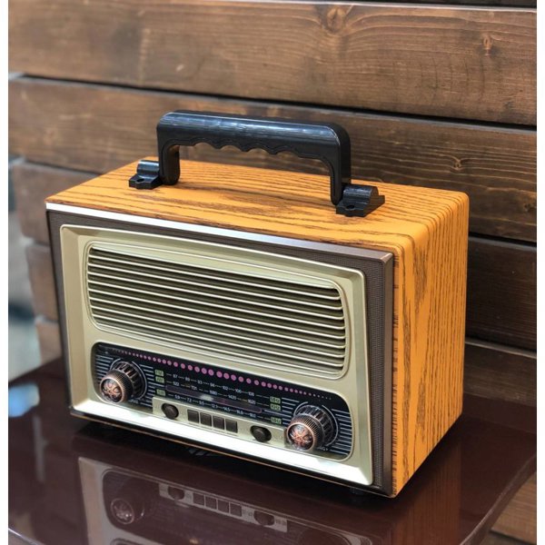 رادیو کلاسیک مدل 1808، رادیو طرح قدیمی با قابلیت های بلوتوث / رادیو و پورت USB