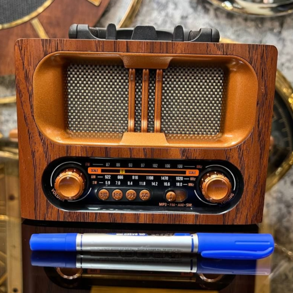 رادیو کلاسیک مدل 1931، رادیو شارژی قابل حمل با قابلیت های فوق العاده،ق ابلیت نصب فلش مموری و USB، پشتیبانی از بلوتوث، دارای صدای استریو و با کیفیت