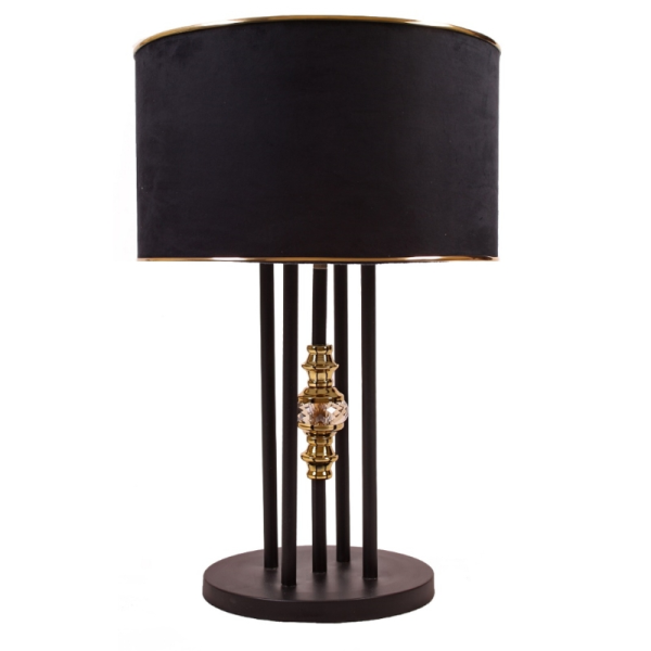 آباژور رومیزی مدل 252، آباژور ایستاده با پایه آهنی، متریال طلق و پارچه شید آباژور، دارای 1 سرپیچ ، آبکاری فورتیک بدنه و پایه آباژور، فوق العاده با کیفیت