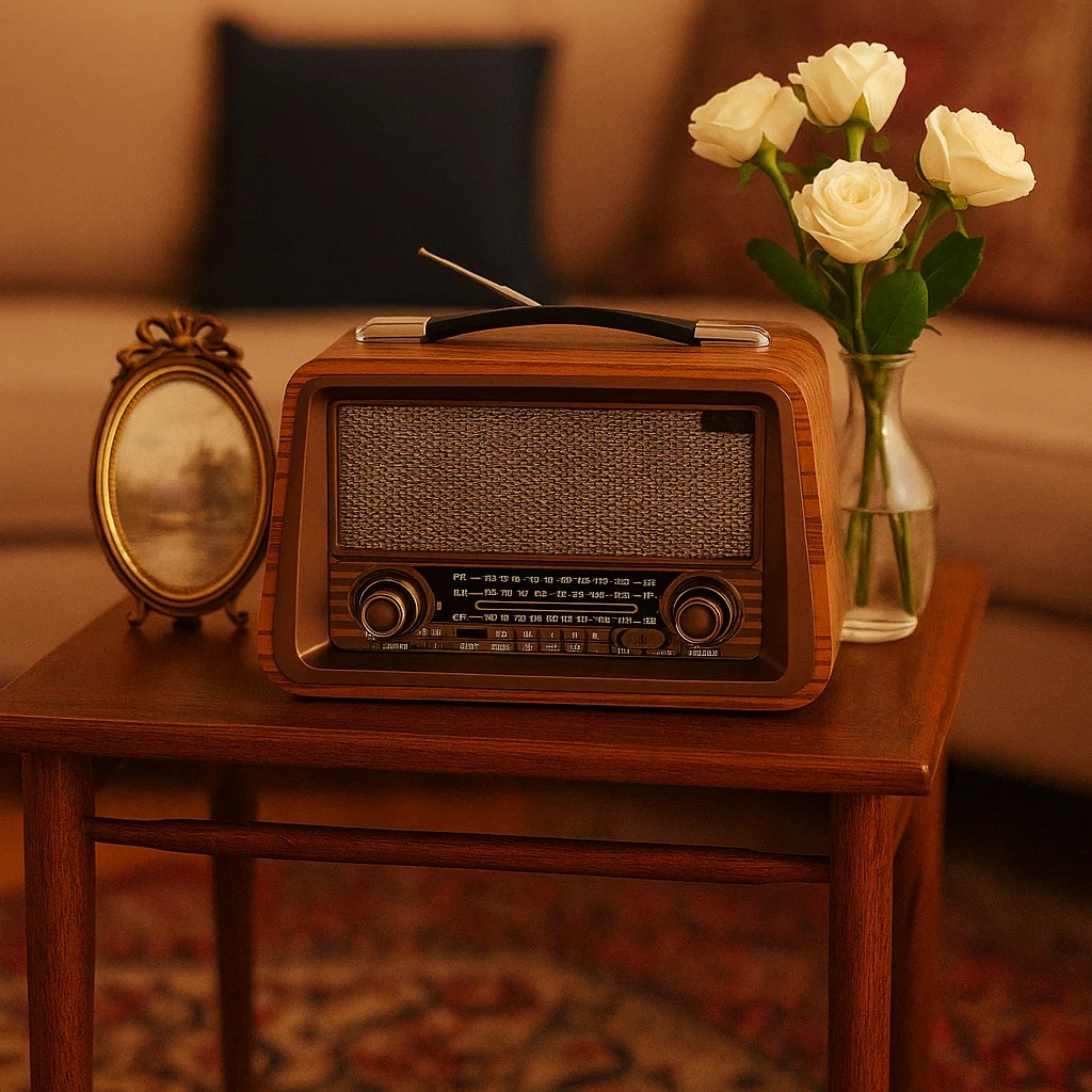 رادیو کلاسیک مدل 2066 قهوه‌ای‌روشن
