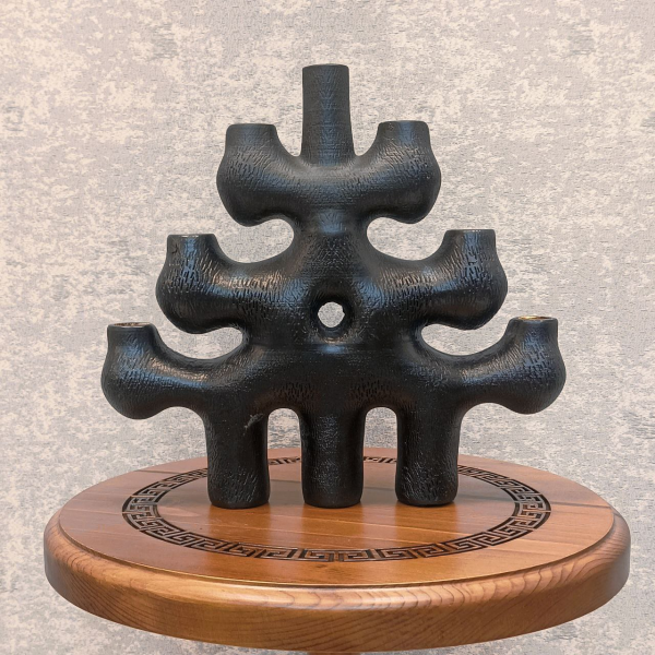 شمعدان تزیینی مدل کندو و کد ABM0013، جا شمعی 7 شعله با ترکیب