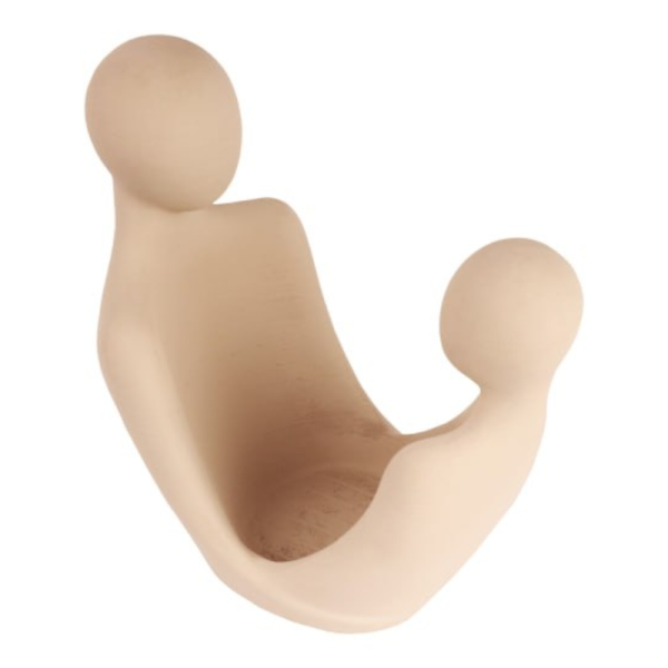 مجسمه پیوند مدل MO16168، مجسمه دکوری و ساده با تنوع رنگی در چهار رنگ، زیبا کننده هر میز و هر سطحی، هدیه ای مناسب برای خانم ها