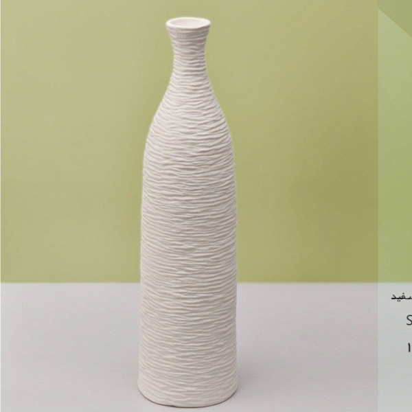 بطری شیاردار بزرگ مدل SR17107 رنگ سفید، مناسب برای نگهداری آب و مایعات