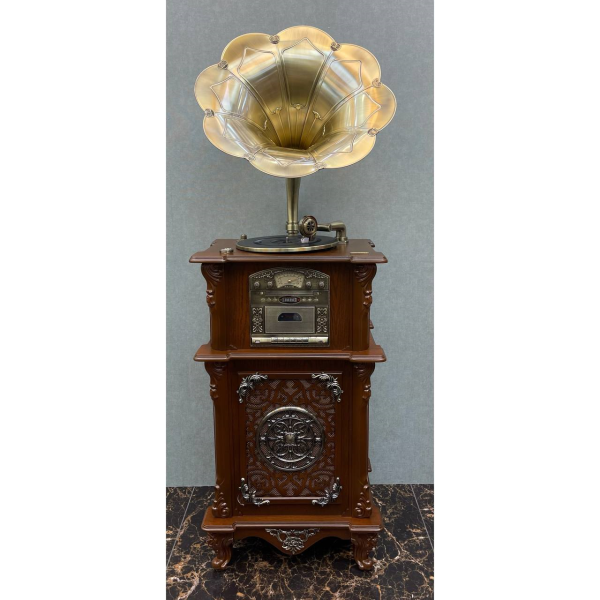 گرامافون ایستاده آنتیک فول مدل 2516