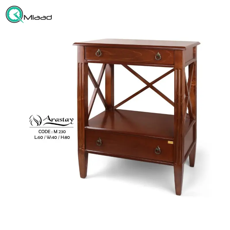 میز تلفن تمام چوب مدل الیسا کد 230