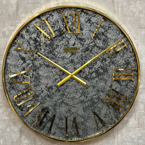 ساعت دیواری مدل چرمی کد 2860، ساعت دیواری مدل چرمی در دو سایز و تنوع رنگ و طرح، طراحی نوین با متریال چرمی، اعداد رومی، سایز 60