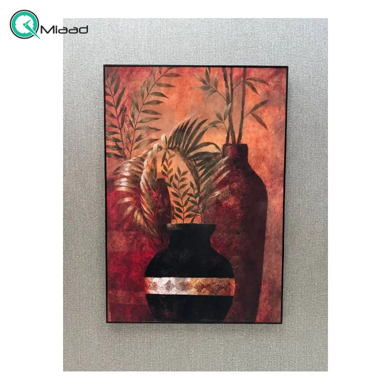 تابلو دکوراتیو کد 1975 طرح گلدان و گیاه