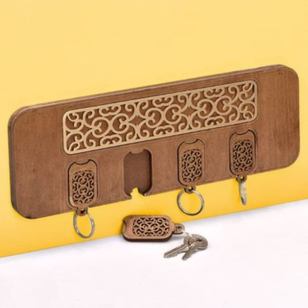 جاسویچی مستطیل مدل اسپیرال کد JA03079، جاسویچی طرح سنتی مدل اسپیرال سایز 32x12 با طراحی اصیل و کلاسیک چوبی و طرح های سنتی روی بدنه