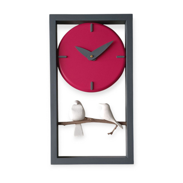 ساعت دیواری چوبی دست ساز مدل 155