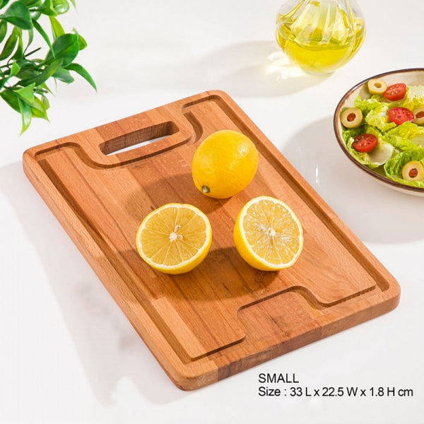 تخته برش چوبی برند لیمون مدل 216459، تخته برش چوبی کوچک برای خرد کردن انواع میوه، سبزیجات و مواد غذایی، مناسب برای استفاده روزمره در آشپزخانه‌های خانگی و حرفه‌ای