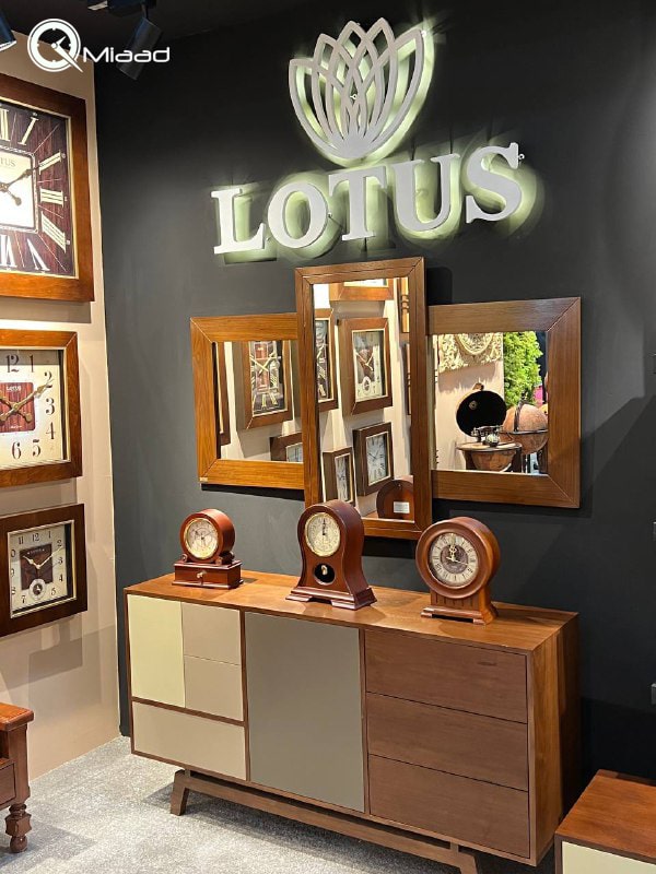 ست آینه و کنسول چوبی isabella 2 برند لوتوس