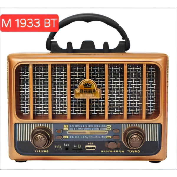 رادیو کلاسیک شارژی مدل 1933، رادیو طرح قدیمی با قابلیت های مدرن مثل بلوتوث / رادیو و پورت USB