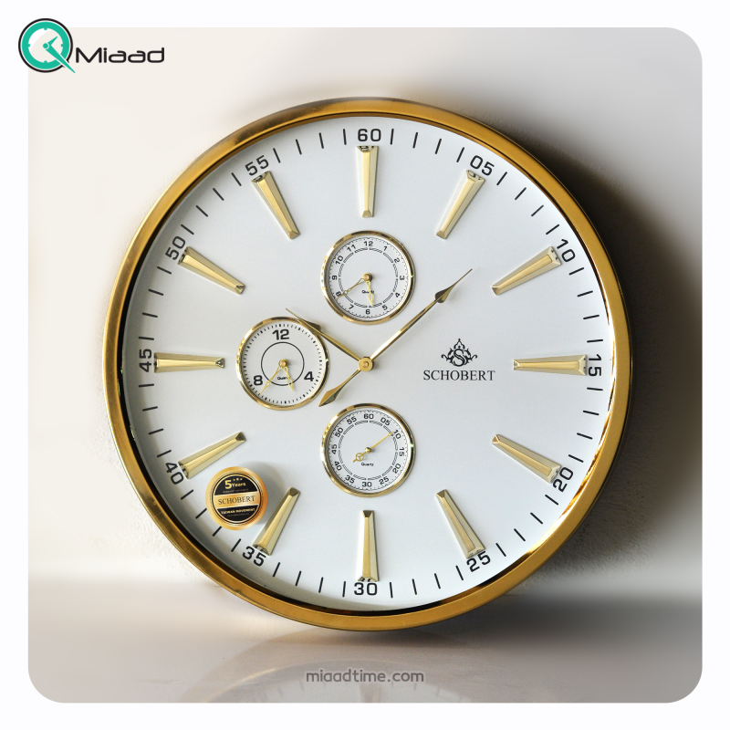 ساعت دیواری فلزی شوبرت مدل 5310GA