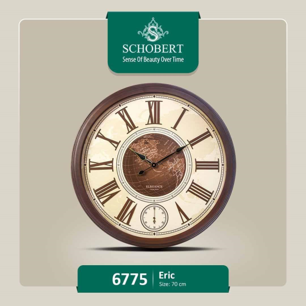 ساعت دیواری شوبرت سایز 70 مدل 6775 اریک