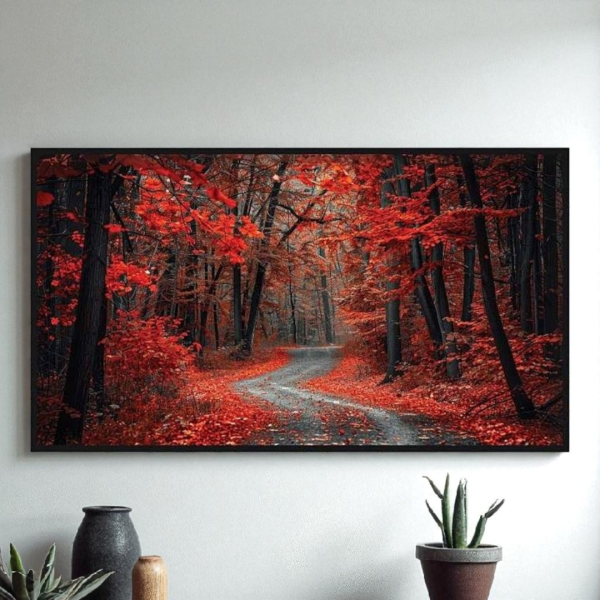 تابلو دکوراتیو شاین کد 202464، جدیدترین مدل تابلو با بالاترین کیفیت چاپ، متریال پی وی سی قاب، تابلو زیبا و جذاب، تابلو هنری با کیفیت فوق العاده و قابل شستشو طرح زیبایی‌های پاییز