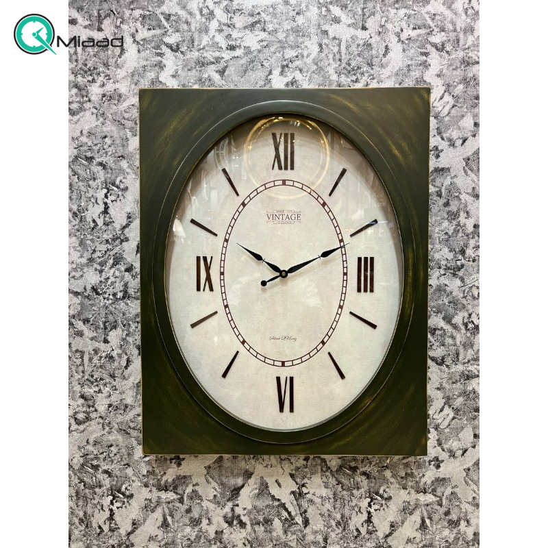 ساعت دیواری چوبی وینتیج مدل 8020