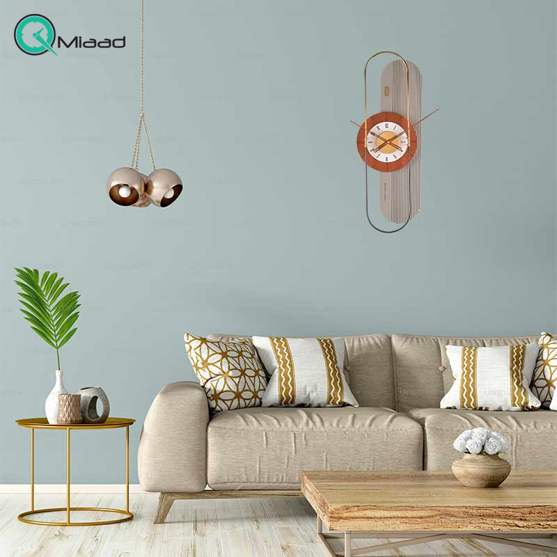 ساعت دیواری مدرن لاکوی کد WMC-1505 رنگ طوسی