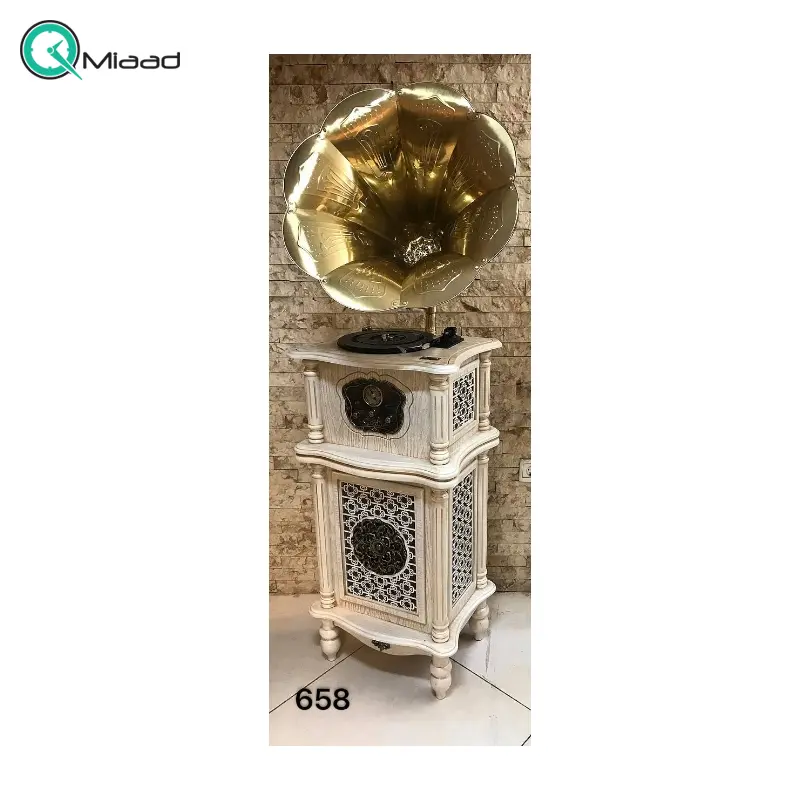 گرامافون ایستاده والتر پلاس مدل 658 شیپور پلیمر