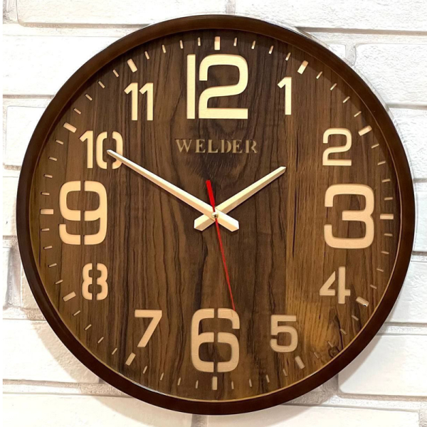 ساعت دیواری ولدر سایز 38 مدل 608