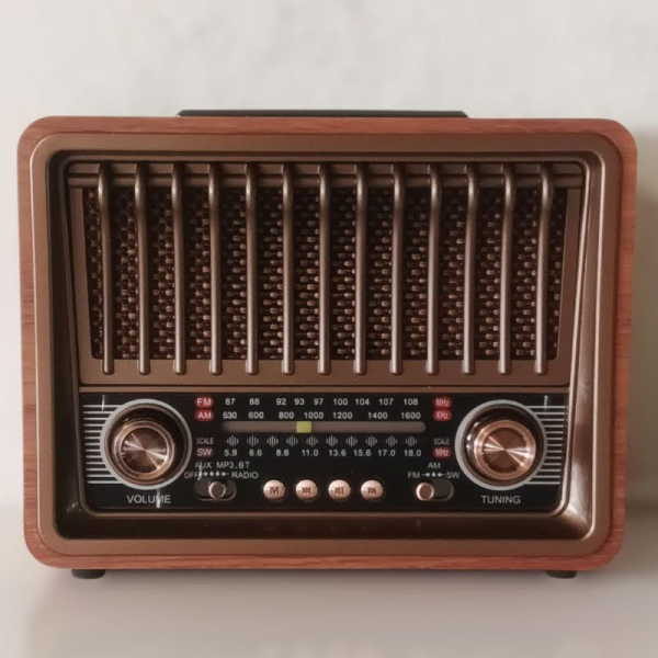 رادیو کلاسیک شارژی مدل X20، رادیو طرح قدیمی با قابلیت های مدرن مثل بلوتوث / رادیو و پورت USB
