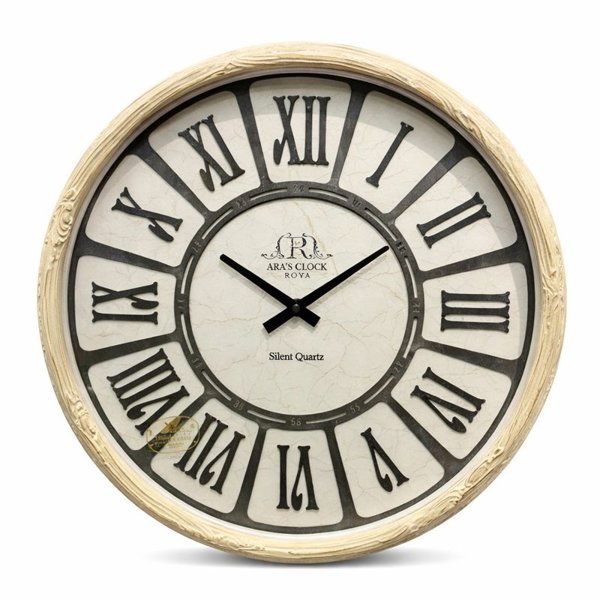 ساعت دیواری چوبی ارس کد ۷۷۷۸