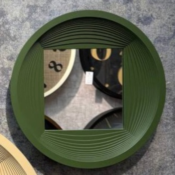 آینه دیواری دکوراتیو مدل 1700، آینه ای ساده و بسیار زیبا قطر 35 با طراحی مدرن و تنوع رنگی