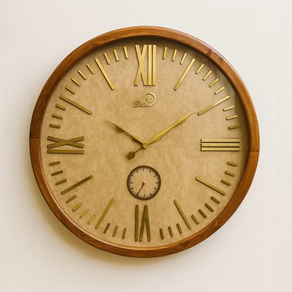 ساعت دیواری چوبی بتیس مدل 6715