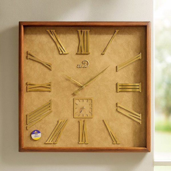  ساعت دیواری چوبی بتیس کد 7011