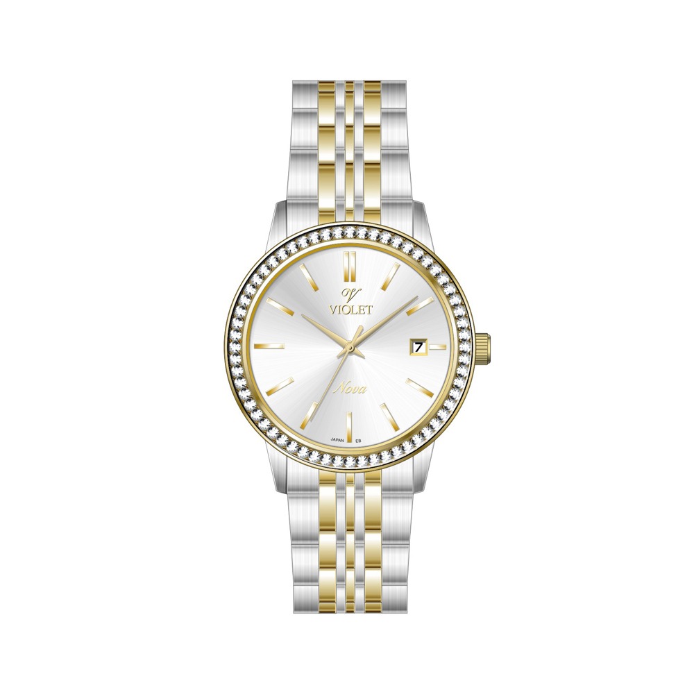 ساعت مچی ویولت زنانه استیل طلایی کد ۳۲۷۶۱/۲