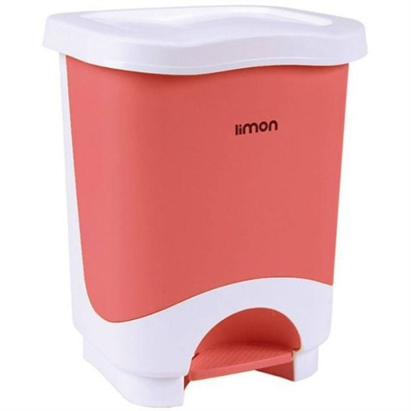 سطل پدالی 18 لیتری الوان برند لیمون کد 42435، سطل پدالی بزرگ برای استفاده در سرویس بهداشتی و فضاهای مرتبط