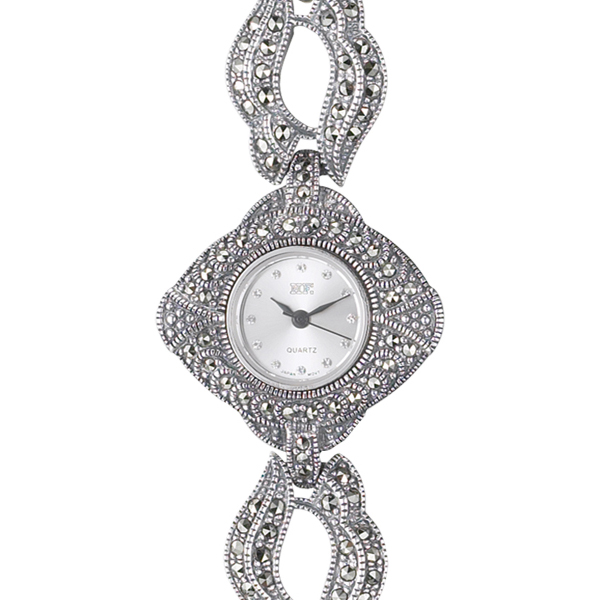 ساعت مچی زنانه نقره HF کد 040