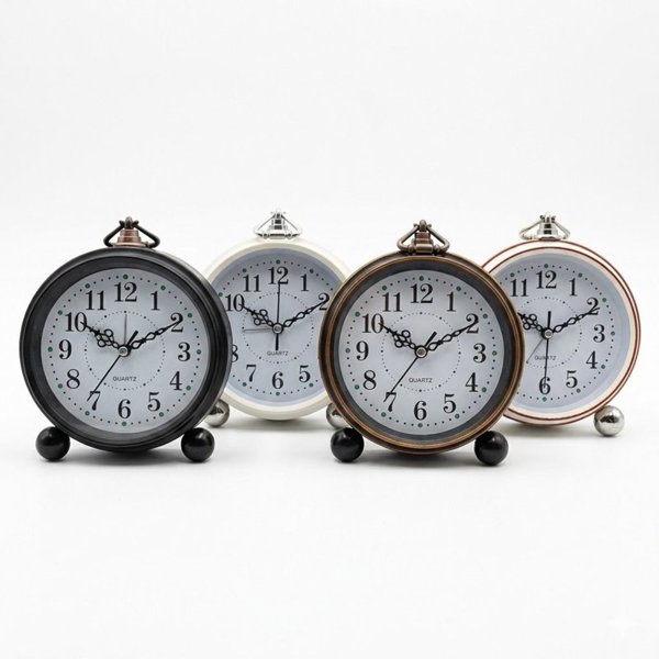 ساعت رومیزی فلزی زنگدار کد ۵۰۸