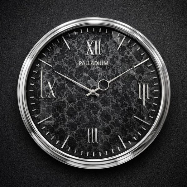 ساعت دیواری فلزی پالادیوم کد 505 رنگ‌بندی