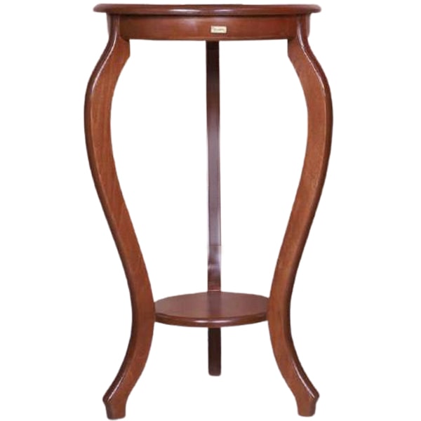 میز آباژور چوبی آکاژو کد 10، میز گرد چوبی فندقی، میز کنار مبلی مناسب اتاق نشیمن و اتاق خواب