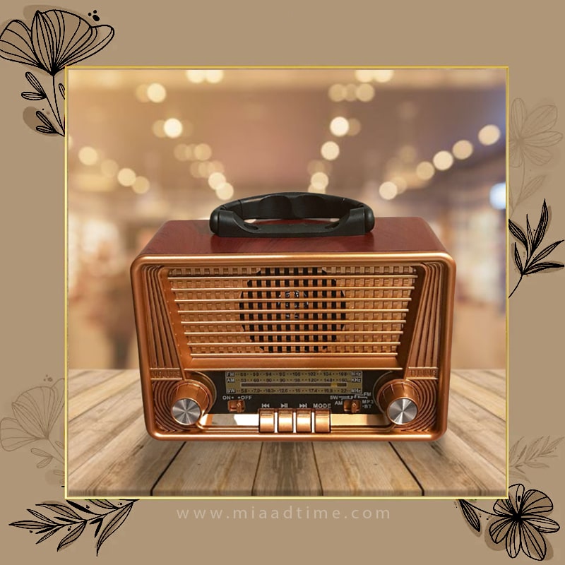 رادیو چوبی دکوری