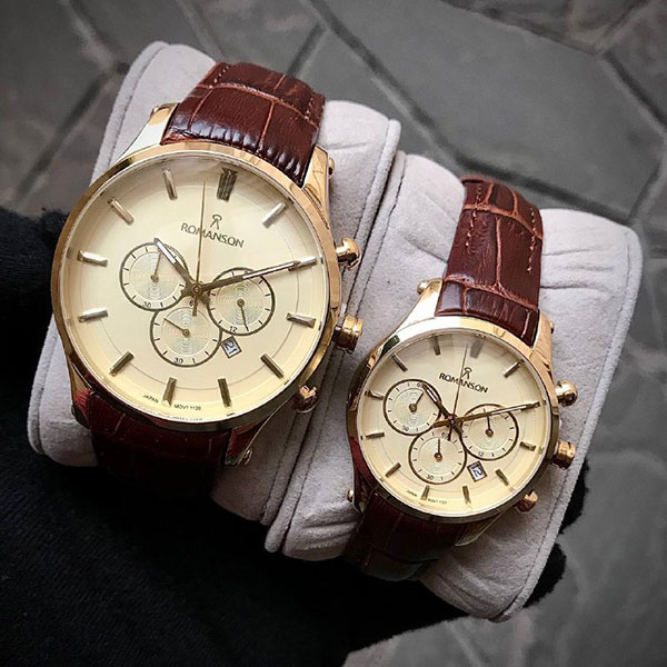 ساعت مچی ست رومانسون مدل 5268 طلایی