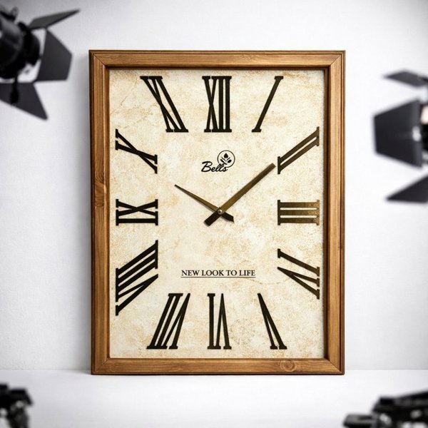 ساعت دیواری چوبی بتيس کد 6046