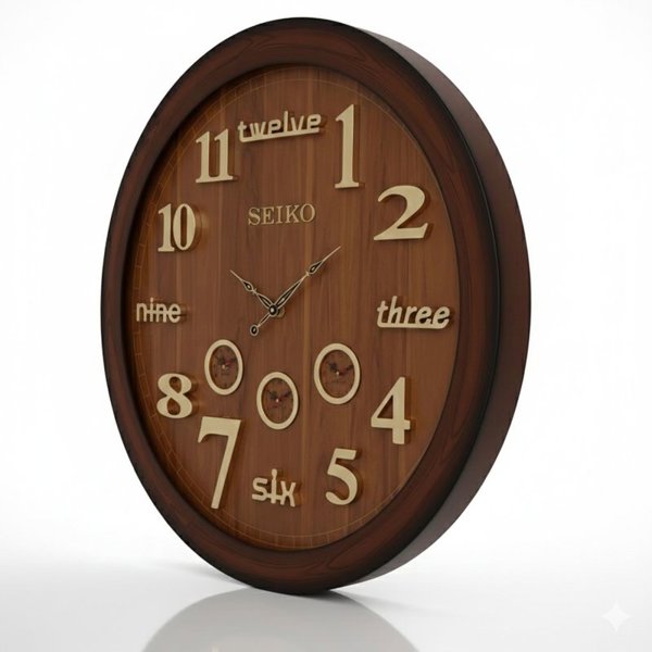 ساعت دیواری چند زمانه سیکو آر مدل R90