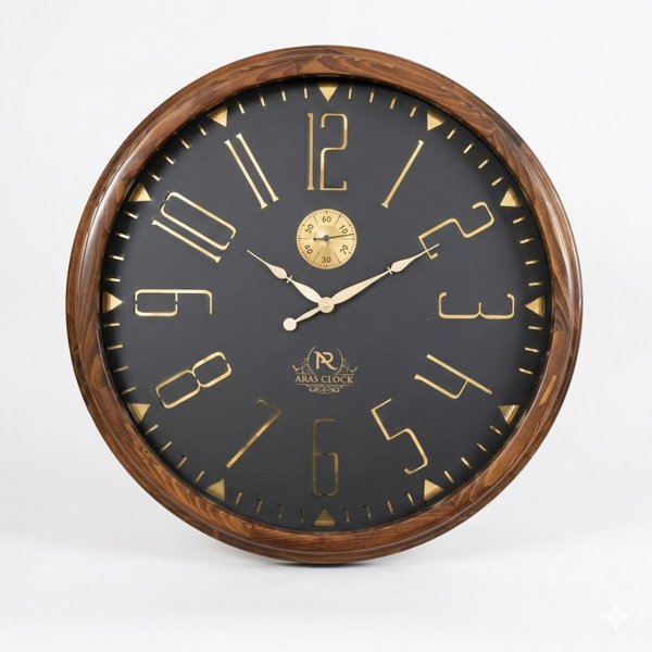 ساعت دیواری چوبی ارس مدل 2028 سایز 70