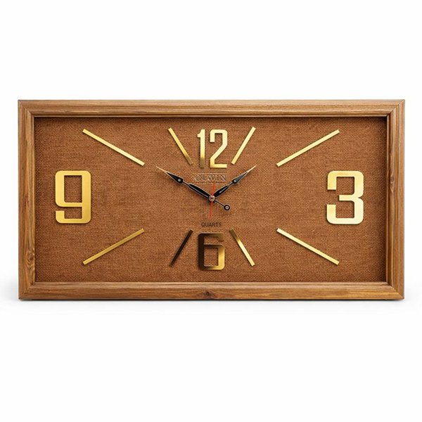 ساعت دیواری چوبی کوین مدل 2220