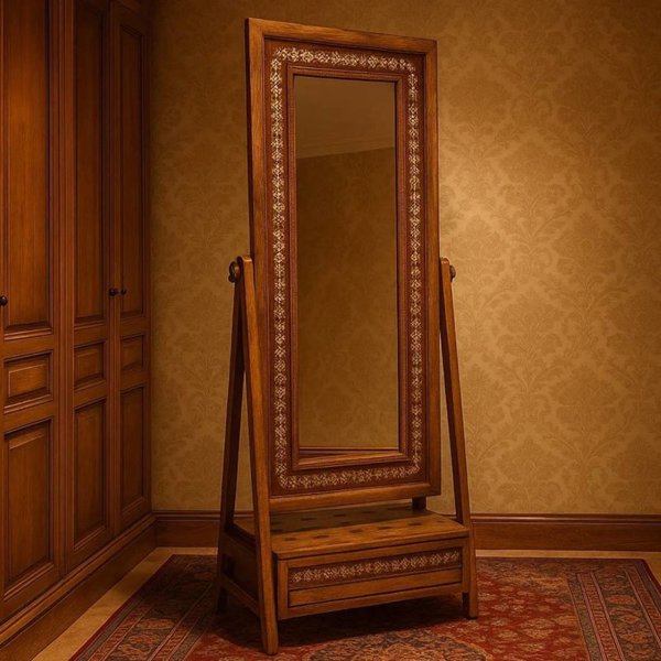 آینه چاتمه کشودار معرق مدل AY03082