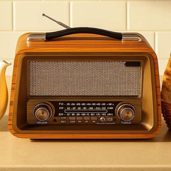 رادیو کلاسیک مدل 2066 قهوه‌ای‌روشن