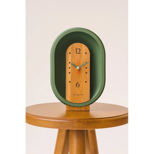 ساعت رومیزی مدل ریپل، مجموعه ساعت رومیزی چوبی‌ MDF با موتور اصل تایوان